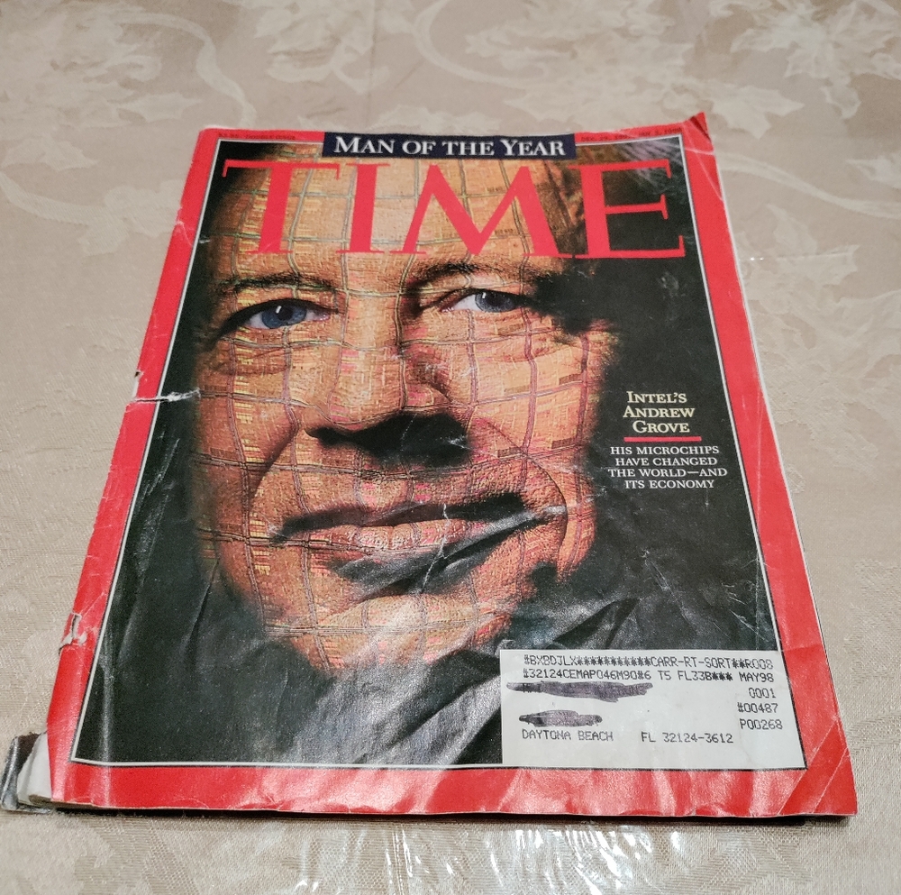 Vtg Time Magazine DOUBLE ISSUE Dec 29, 1997 / Jan 5, 1998 Intel's Andrew Grove